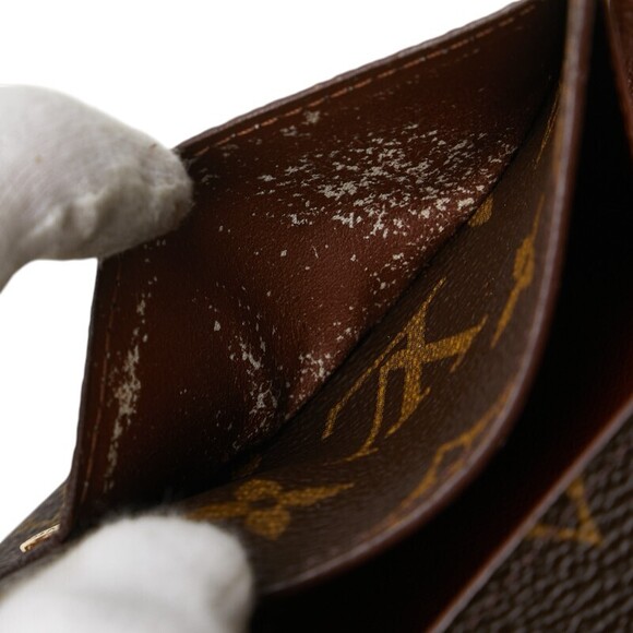 Louis Vuitton Monogram Pochette Porte Monnaie Wallet Long Brown - Picture 6 of 8